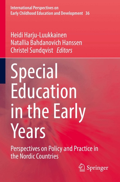 Heidi Harju-Luukkainen, Natallia Bahdanovich Hanssen, Christel Sundqvist - Special Education in the Early Years, Häftad