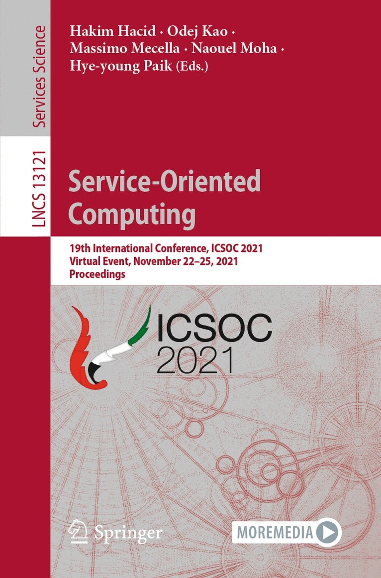 Hakim Hacid, Odej Kao, Massimo Mecella, Naouel Moha, Hye-young Paik - Service-Oriented Computing, Häftad