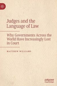 bokomslag Judges and the Language of Law