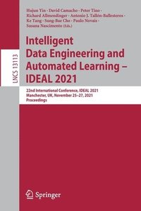 bokomslag Intelligent Data Engineering and Automated Learning - IDEAL 2021