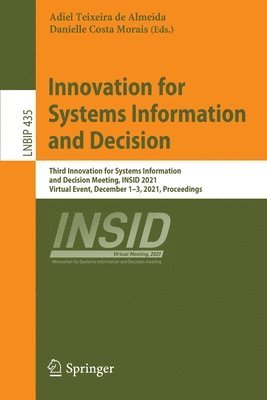 bokomslag Innovation for Systems Information and Decision