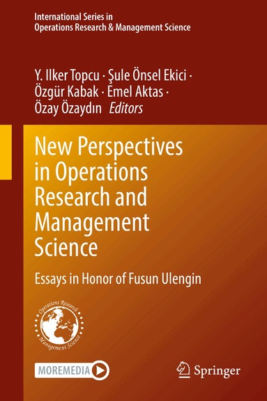 Y. Ilker Topcu, Şule Önsel Ekici, Özgür Kabak, Emel Aktas, Özay Özaydın - New Perspectives in Operations Research and Management Science, Inbunden