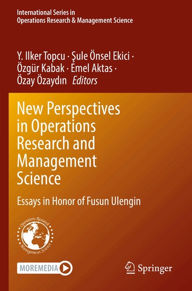 Y. Ilker Topcu, Şule Önsel Ekici, Özgür Kabak, Emel Aktas, Özay Özaydın - New Perspectives in Operations Research and Management Science, Häftad