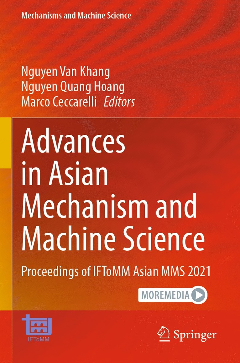 Nguyen Van Khang, Nguyen Quang Hoang, Marco Ceccarelli - Advances in Asian Mechanism and Machine Science, Häftad