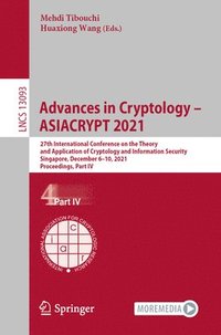 bokomslag Advances in Cryptology - ASIACRYPT 2021