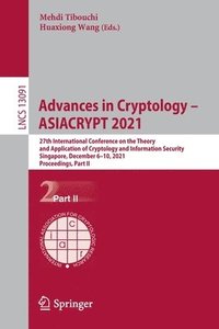 bokomslag Advances in Cryptology - ASIACRYPT 2021