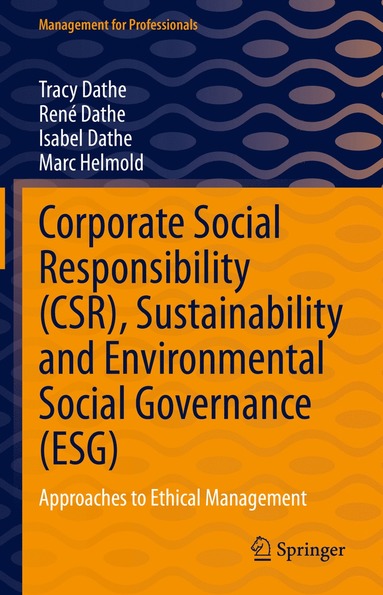 bokomslag Corporate Social Responsibility (CSR), Sustainability and Environmental Social Governance (ESG)