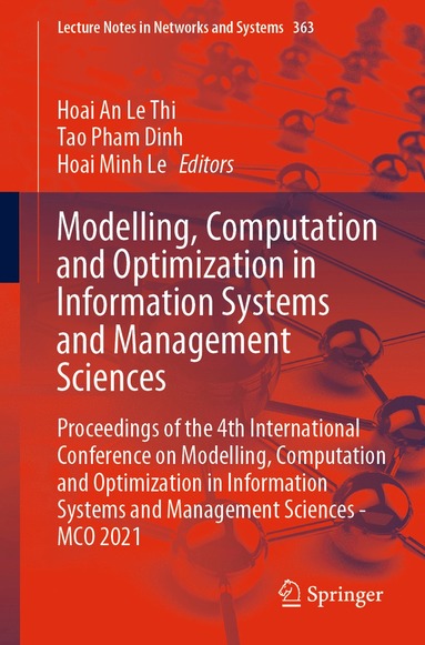 bokomslag Modelling, Computation and Optimization in Information Systems and Management Sciences