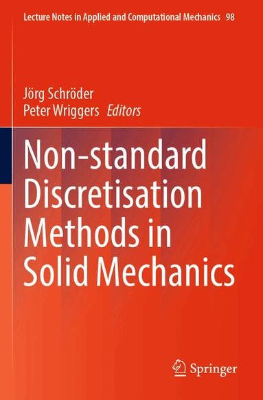 Jörg Schröder, Peter Wriggers - Non-standard Discretisation Methods in Solid Mechanics, Häftad