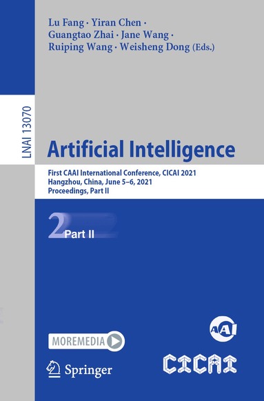 Lu Fang, Yiran Chen, Guangtao Zhai, Jane Wang, Ruiping Wang, Weisheng Dong - Artificial Intelligence, Häftad