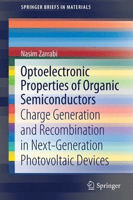 bokomslag Optoelectronic Properties of Organic Semiconductors