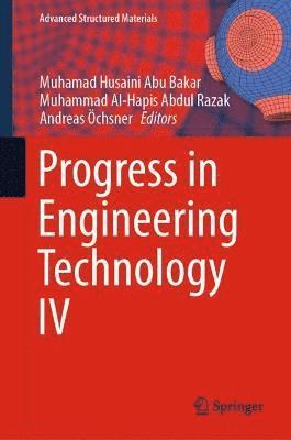 bokomslag Progress in Engineering Technology IV