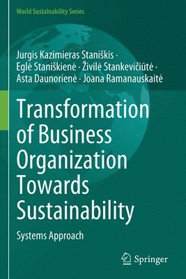 bokomslag Transformation of Business Organization Towards Sustainability