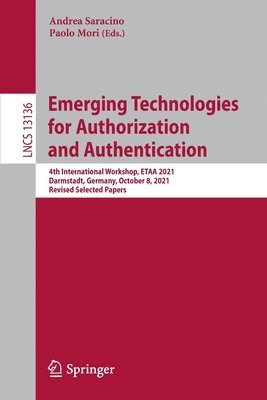 bokomslag Emerging Technologies for Authorization and Authentication