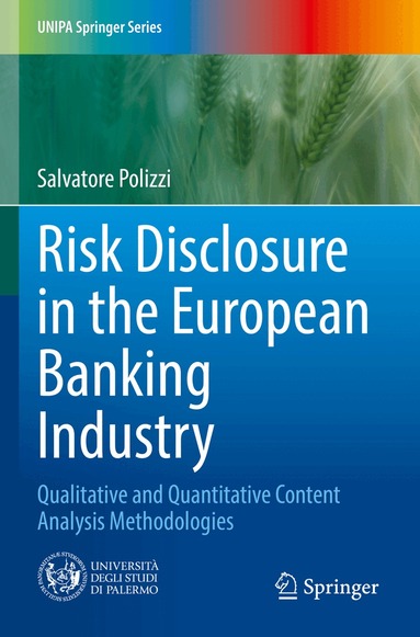 Salvatore Polizzi - Risk Disclosure in the European Banking Industry, Häftad