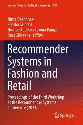 bokomslag Recommender Systems in Fashion and Retail