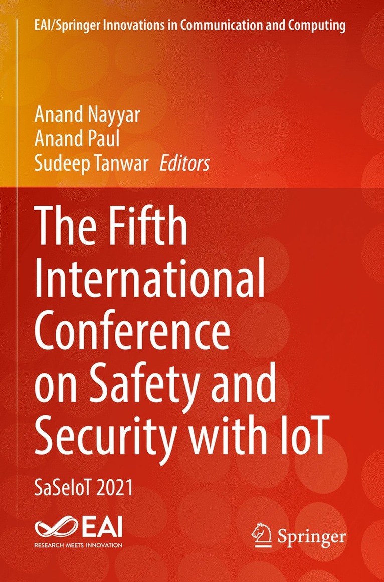 Fifth International Conference on Safety and Security with IoT