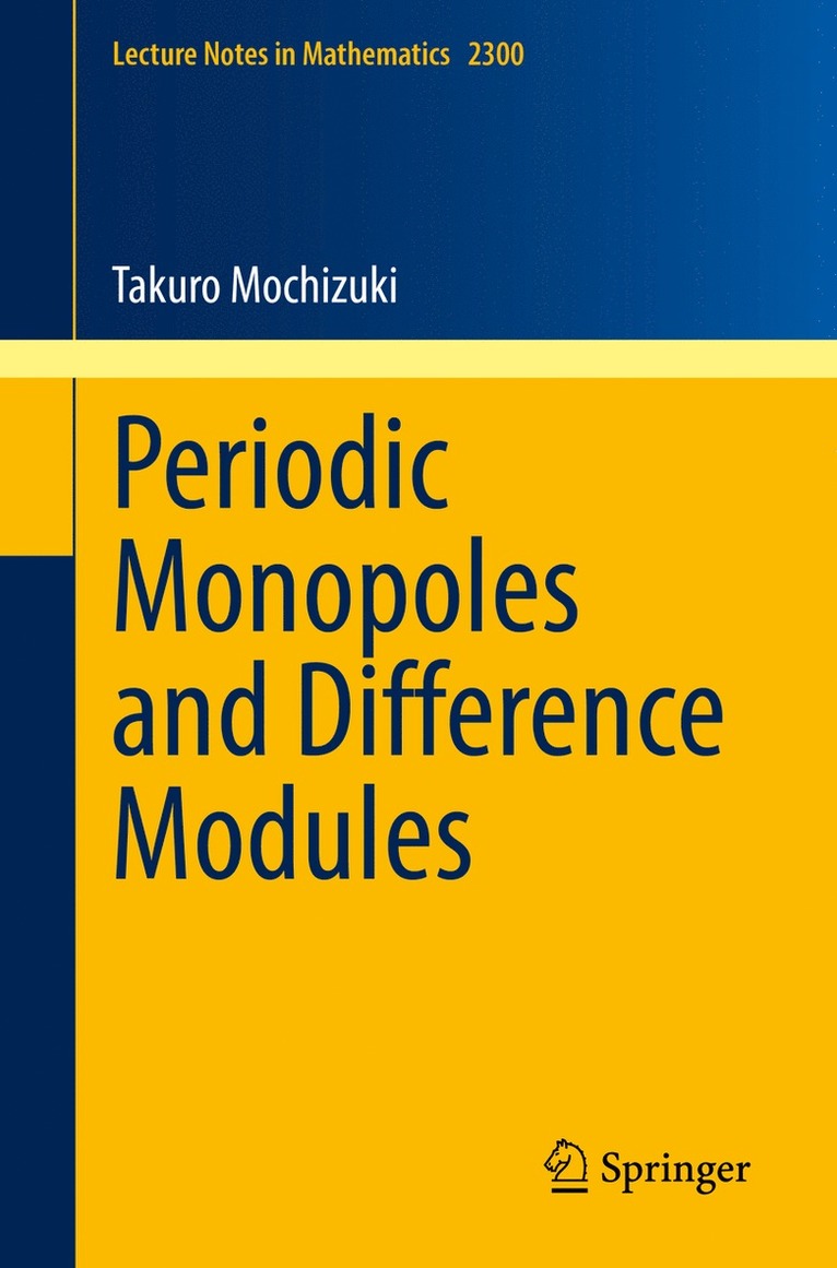 Periodic Monopoles and Difference Modules 1