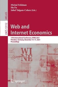 bokomslag Web and Internet Economics