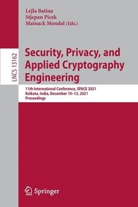 bokomslag Security, Privacy, and Applied Cryptography Engineering