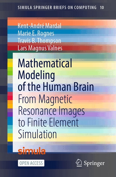 Kent-André Mardal, Marie E. Rognes, Travis B. Thompson, Lars Magnus Valnes - Mathematical Modeling of the Human Brain, Häftad