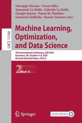 Machine Learning, Optimization, and Data Science 1
