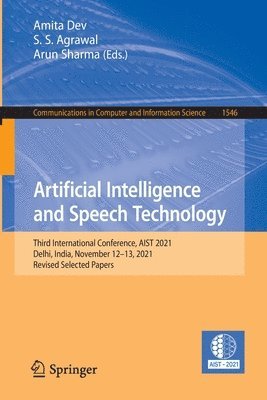 Artificial Intelligence and Speech Technology 1