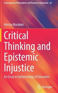 bokomslag Critical Thinking and Epistemic Injustice
