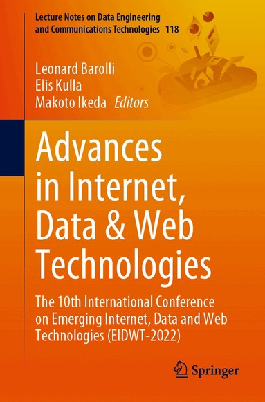 Leonard Barolli, Elis Kulla, Makoto Ikeda - Advances in Internet, Data & Web Technologies, Häftad