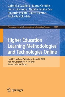 bokomslag Higher Education Learning Methodologies and Technologies Online