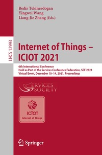 bokomslag Internet of Things  ICIOT 2021