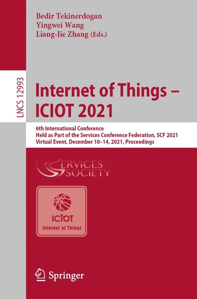 bokomslag Internet of Things - ICIOT 2021