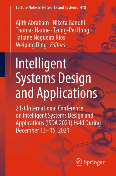 bokomslag Intelligent Systems Design and Applications