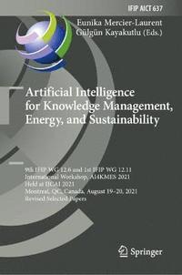 bokomslag Artificial Intelligence for Knowledge Management, Energy, and Sustainability