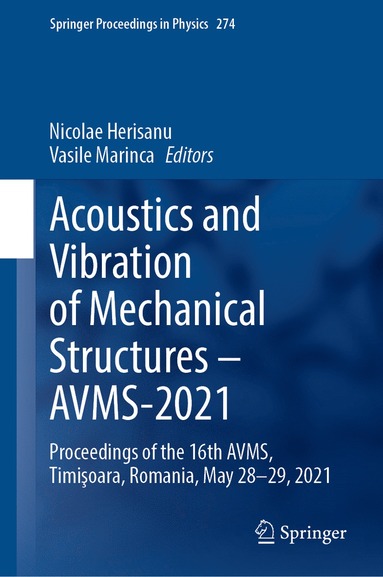 bokomslag Acoustics and Vibration of Mechanical Structures  AVMS-2021