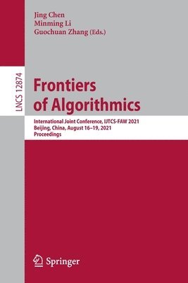 Frontiers of Algorithmics 1