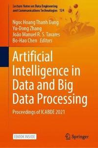 bokomslag Artificial Intelligence in Data and Big Data Processing