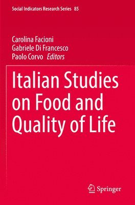 bokomslag Italian Studies on Food and Quality of Life