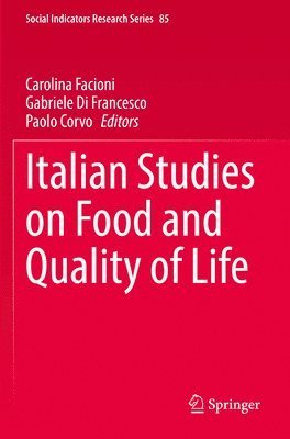 bokomslag Italian Studies on Food and Quality of Life