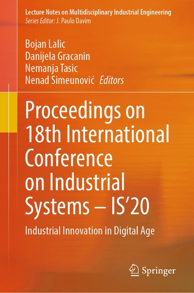 bokomslag Proceedings on 18th International Conference on Industrial Systems  IS20