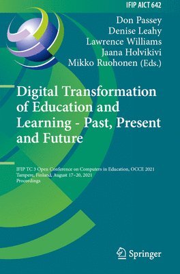 bokomslag Digital Transformation of Education and Learning - Past, Present and Future