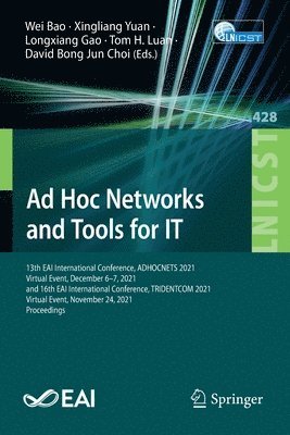 Ad Hoc Networks and Tools for IT 1