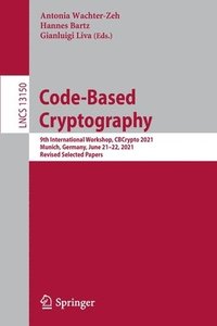 bokomslag Code-Based Cryptography