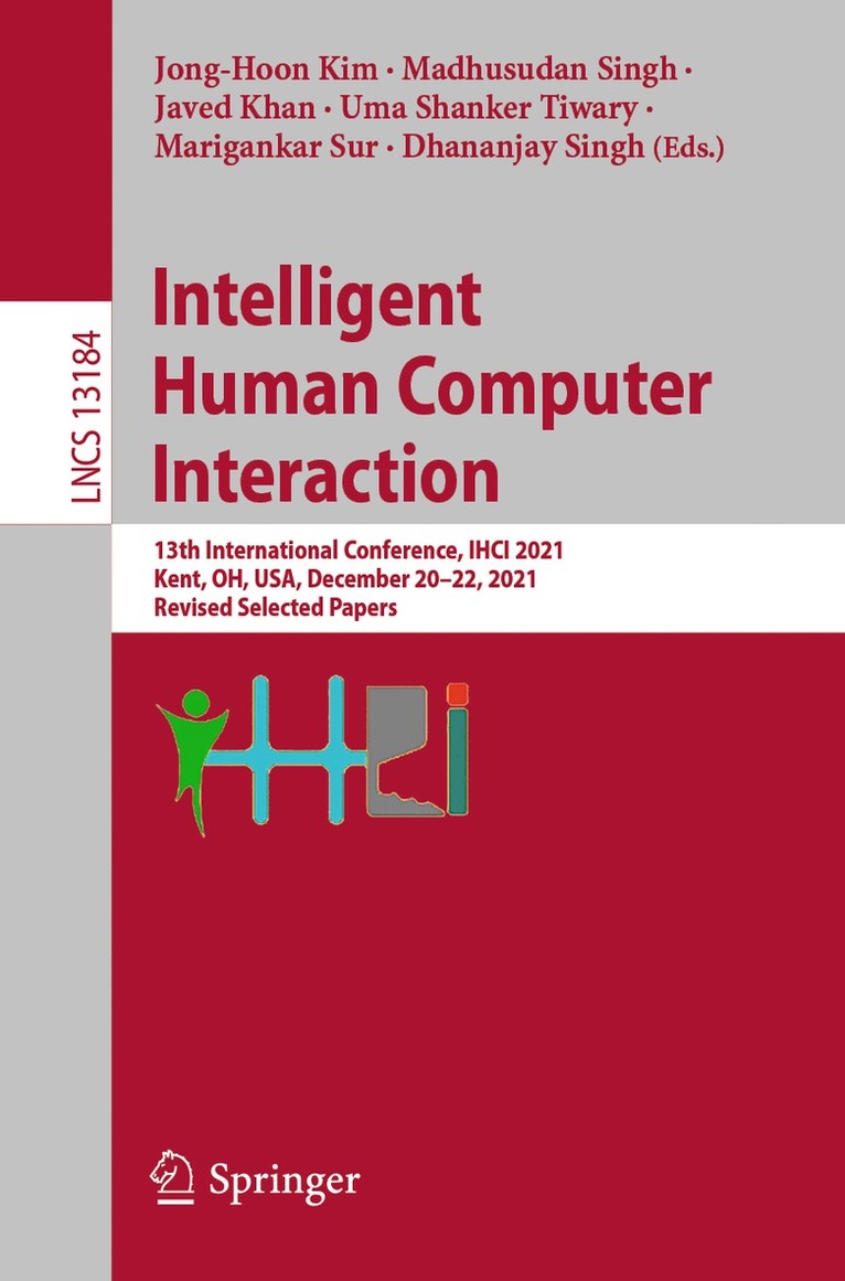 Intelligent Human Computer Interaction 1