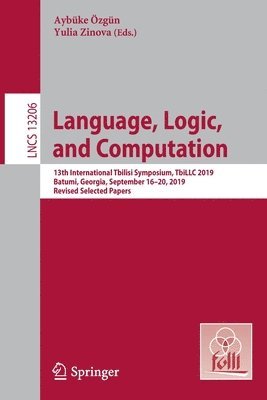 bokomslag Language, Logic, and Computation