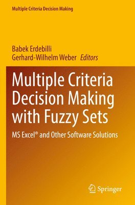 Babek Erdebilli, Gerhard-Wilhelm Weber - Multiple Criteria Decision Making with Fuzzy Sets, Häftad