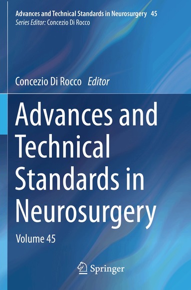 Concezio Di Rocco - Advances and Technical Standards in Neurosurgery, Häftad