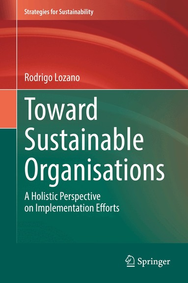 Rodrigo Lozano - Toward Sustainable Organisations, Inbunden