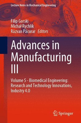 Advances in Manufacturing III 1