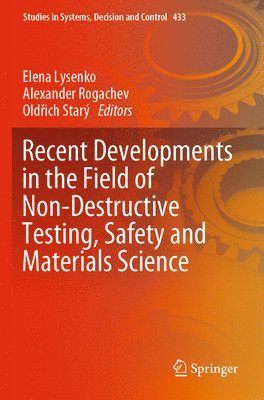 bokomslag Recent Developments in the Field of Non-Destructive Testing, Safety and Materials Science